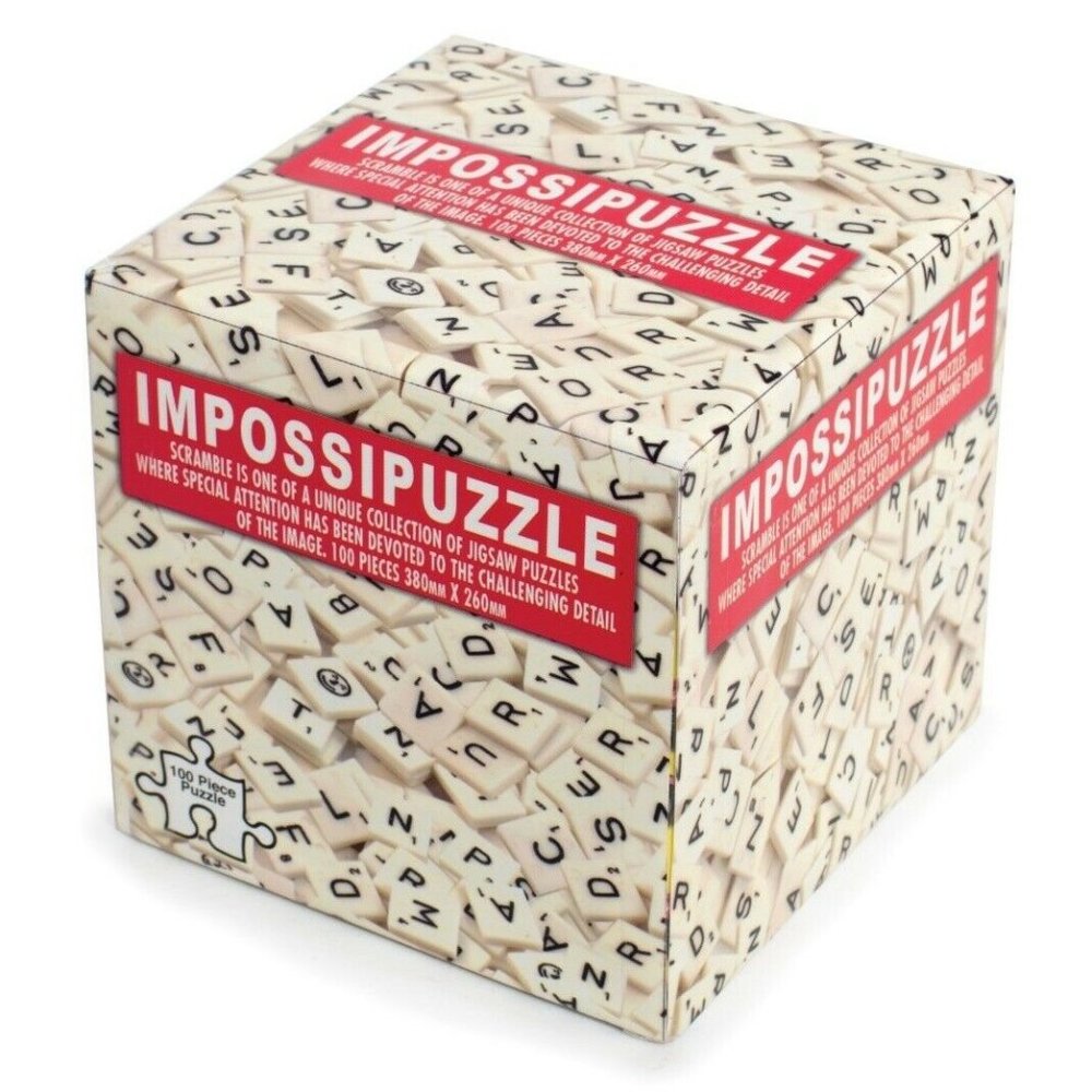 Impossipuzzle "Scramble" 100 Piece Scrabble Jigsaw